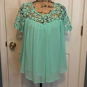 Spring free flowing shirt